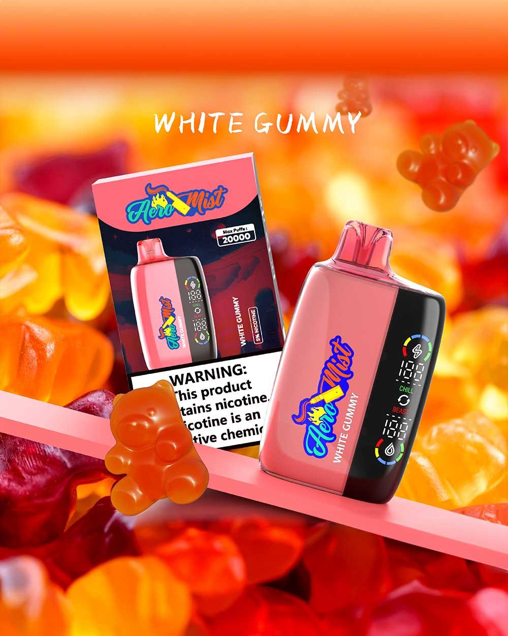 AeroMist 20000 AeroMist 20000 - White Gummy - Vapeando Ando vape shop