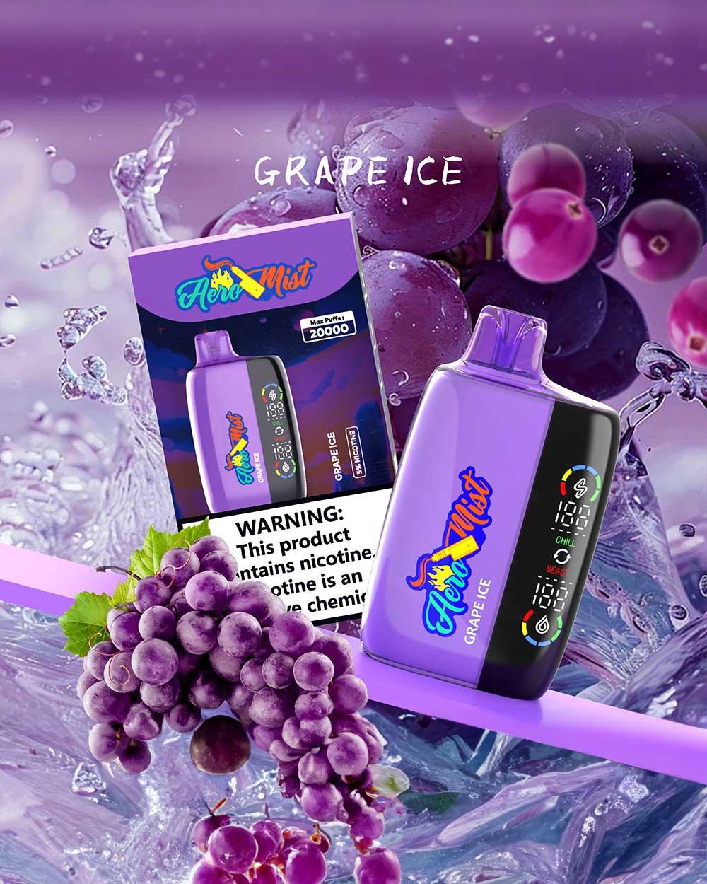 AeroMist 20000 AeroMist 20000 - Grape Ice - Vapeando Ando vape shop