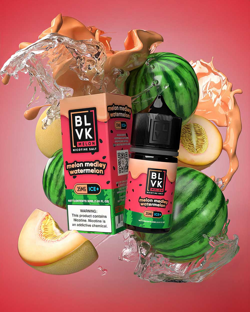 BLVK Melon series - Nic Salt BLVK Melon series - Nic Salt - Melon Medly Watermelon - Vapeando Ando vape shop