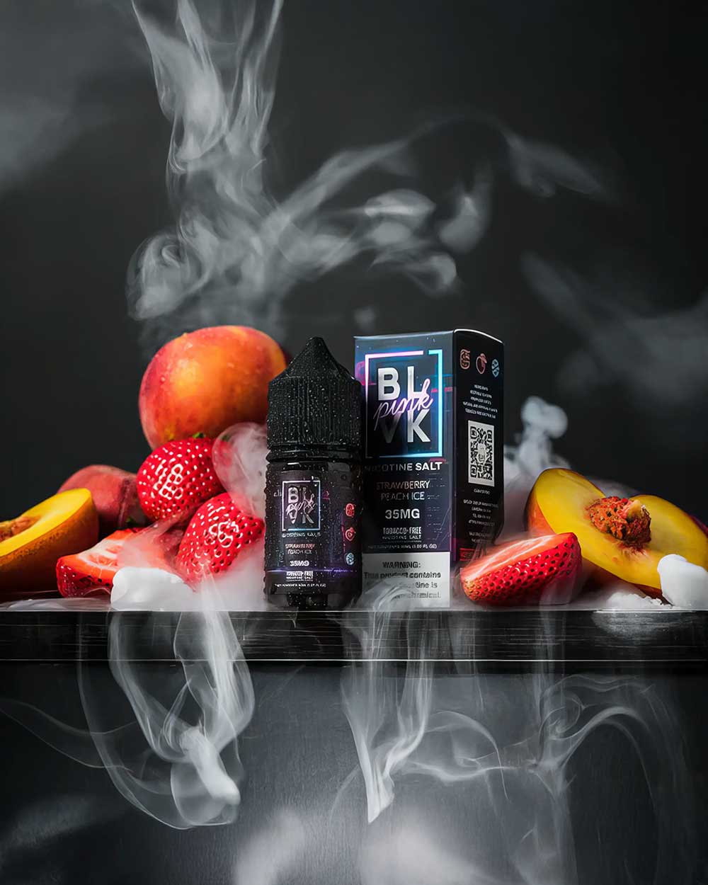 BLVK Pink series - Nic Salt BLVK Pink series - Nic Salt - Iced Berry Peach - Vapeando Ando vape shop