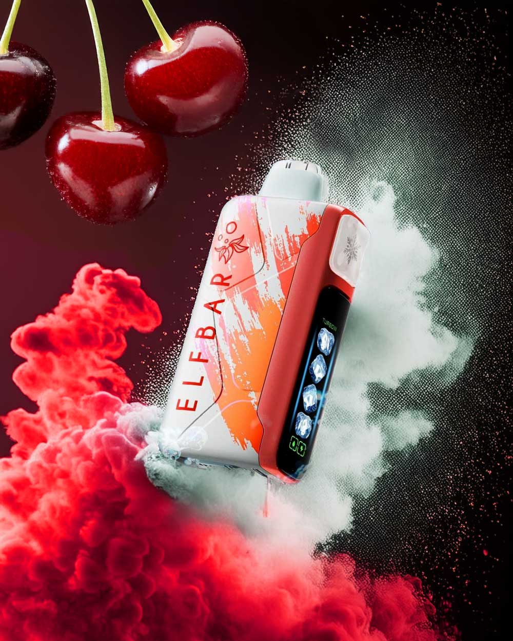 ELFBAR Ice King 40000 - Cherry Fuse - Vapeando Ando vape shop