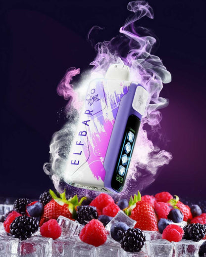 ELFBAR Ice King 40000 - Sour Strauberry Dragonfruit - Vapeando Ando vape shop