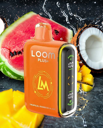 LOOM PLUS+ 15000 LOOM PLUS+ 15000 - Tropical Rainbow Blast - Vapeando Ando vape shop