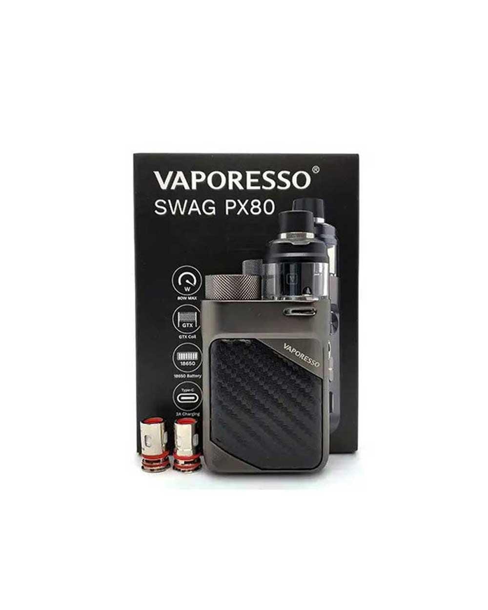 Swag PX80 Swag PX80 - Brick Black - Vapeando Ando vape shop